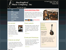 Tablet Screenshot of mockingbirdmusic.com